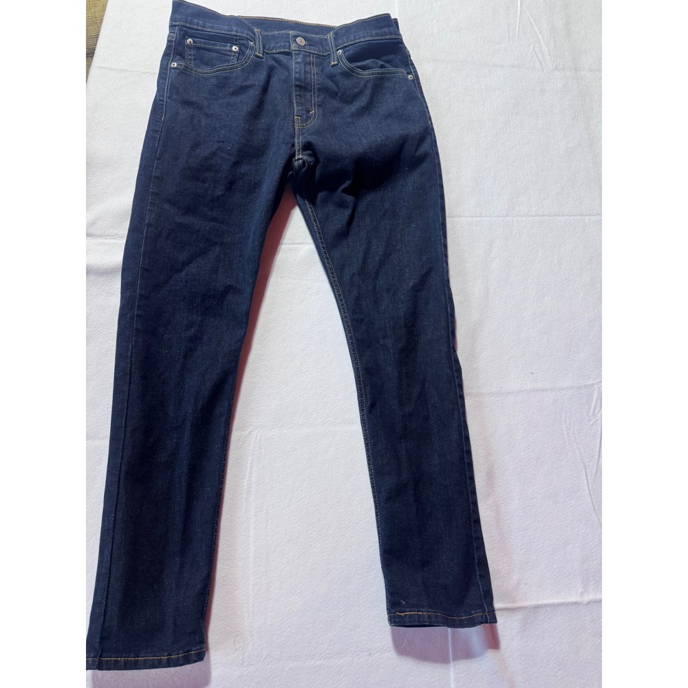 Levis 512 Slim Taper Jeans Mens 33x32 Dark Wash Indigo Denim Pants